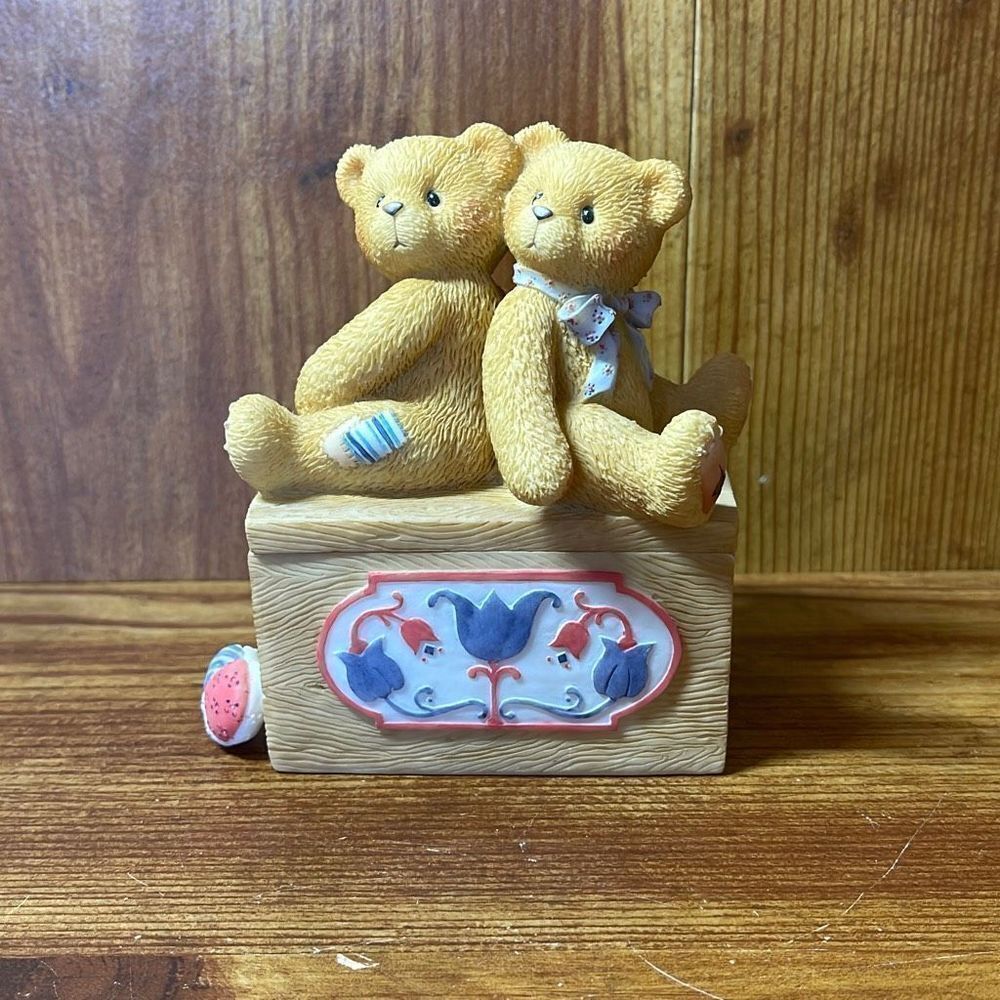 Cherished Teddies STANLEY and VALERIE Togetherness Is The Reason We Have Friends